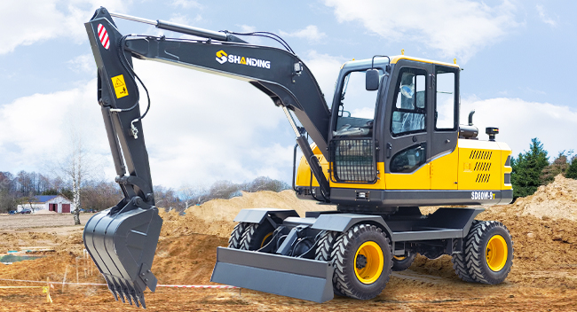 Where is the international market for earthmoving machinery products in the next decade?